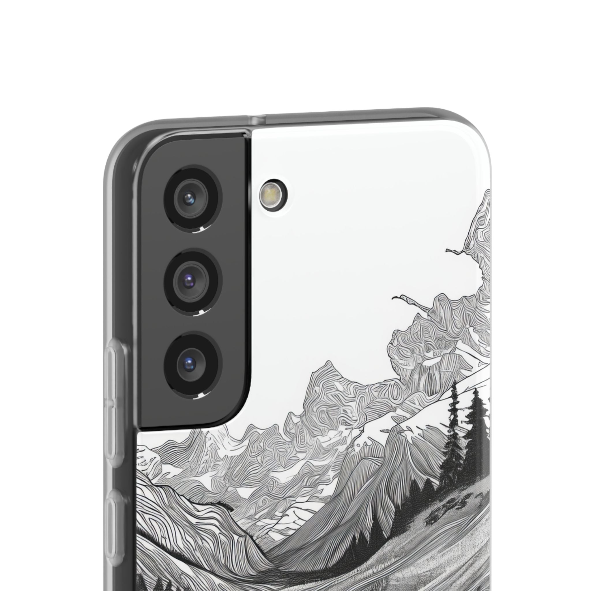 Monochrome Serenity | Flexible Phone Case for Samsung Galaxy