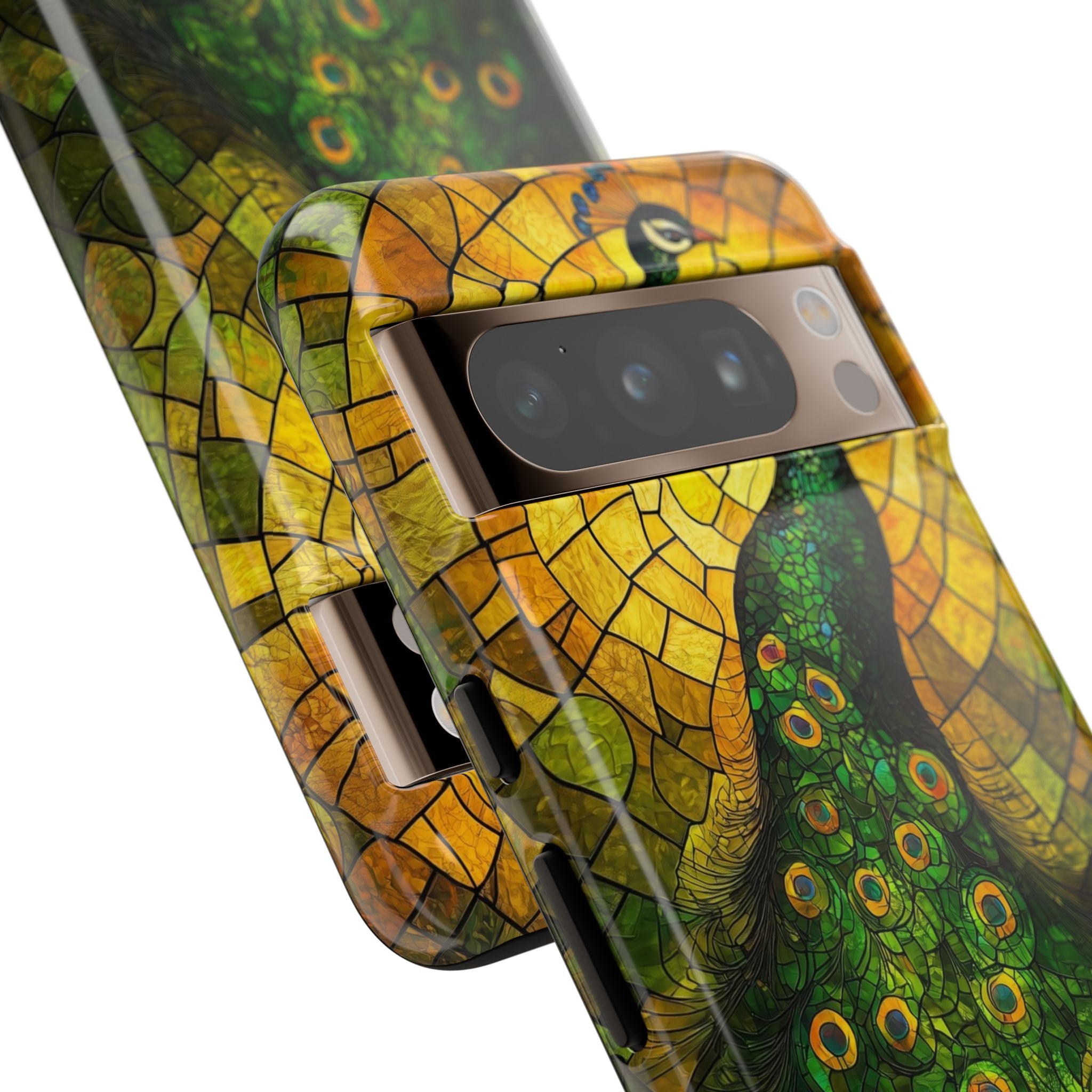 Peacock Spreads Light - Google Pixel Case