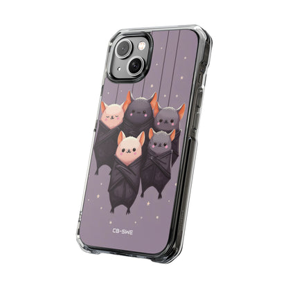 Playful Bats Hang iPhone Case - Impact
