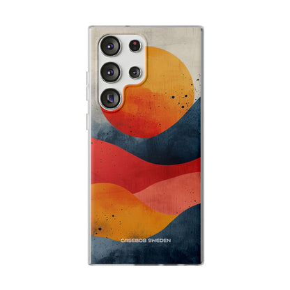 Sunburst Waves - Flexi Samsung S23 Phone Case