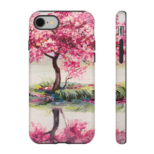 Oil painting - Oriental Cherry Tree - Protective Phone Case