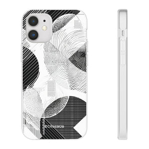 Monochrome Dynamics | Flexible Phone Case for iPhone