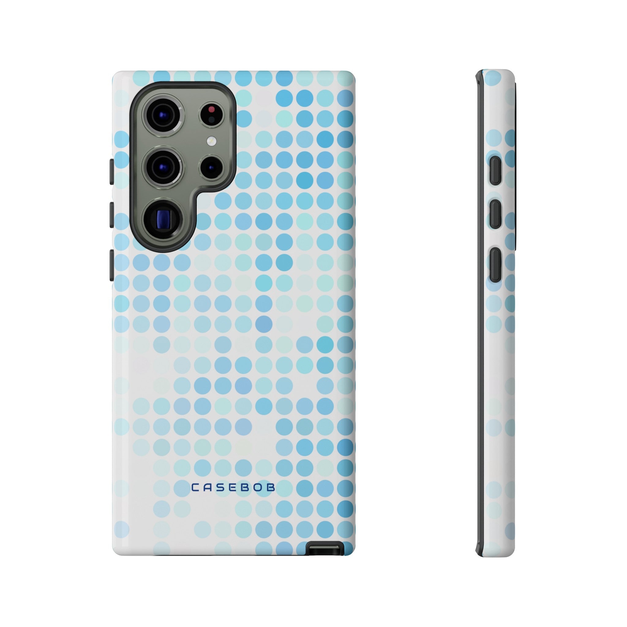 Blue Pixels - Protective Phone Case