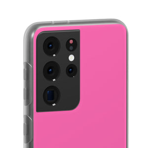 Hot Pink | Handyhülle für Samsung (Flexible Hülle) 