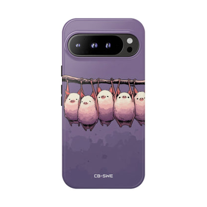 Bats Hang Playfully - Google Pixel Case