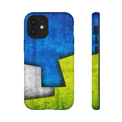 Blue Abstract Art - Protective Phone Case