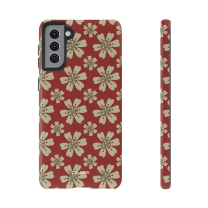 Retro Red Florals - Samsung Case