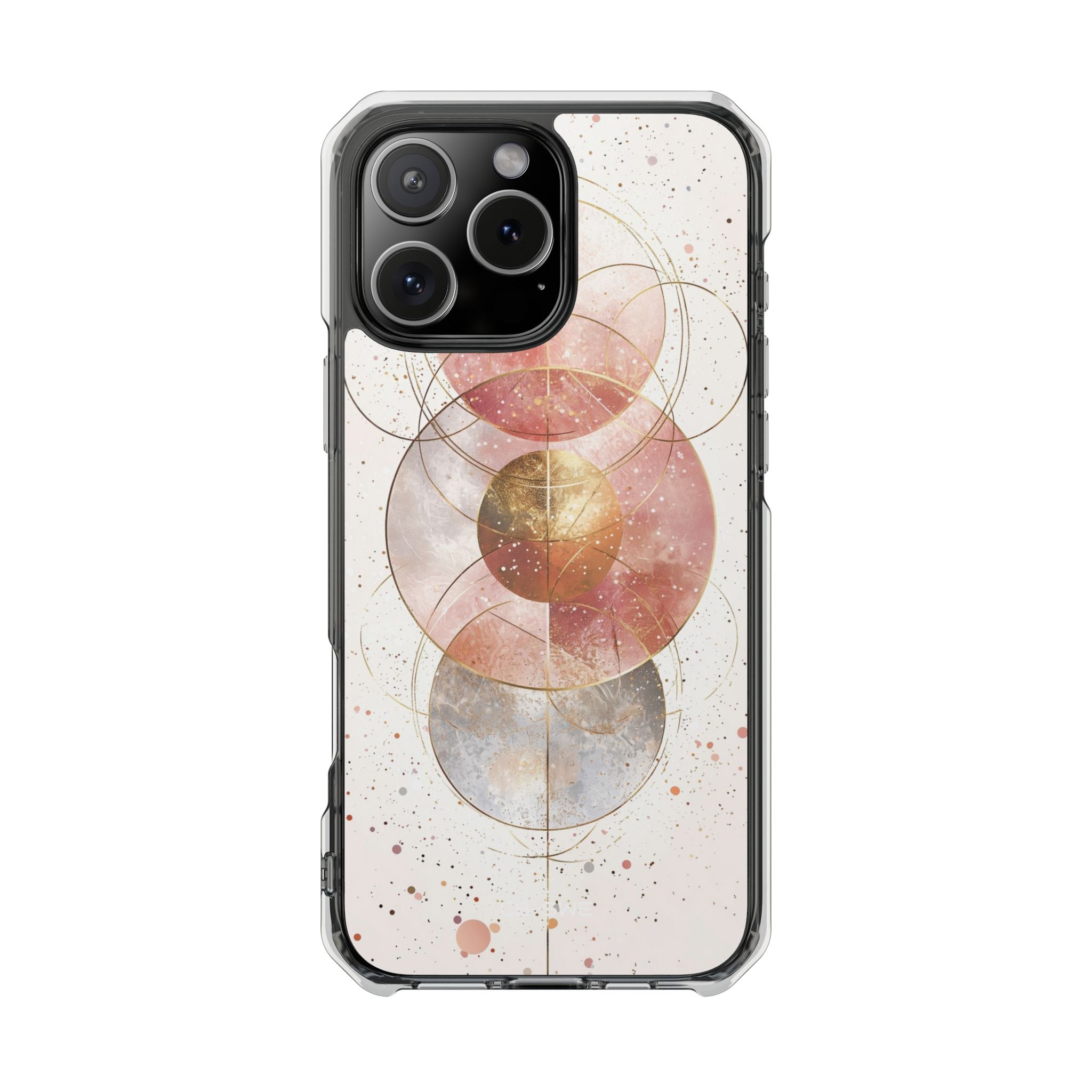 Circle Envelops Light iPhone Case - Impact