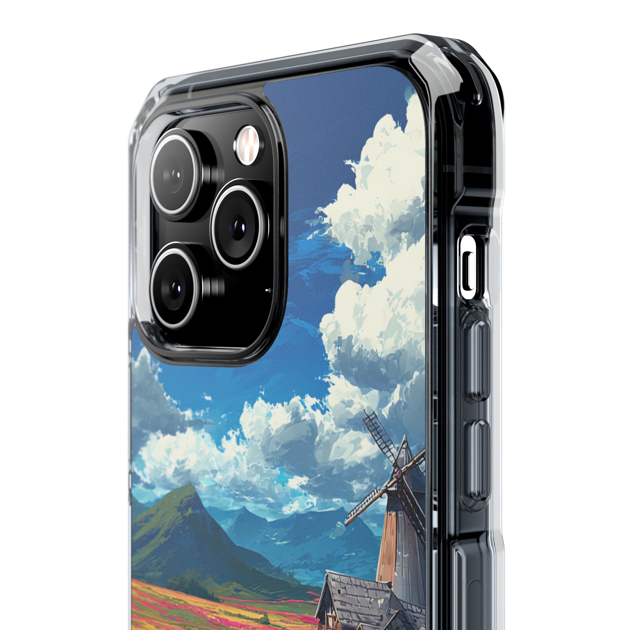 Impressionistic Summer Windmill iPhone Case - Impact