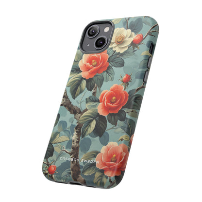 Vintage Floral Romance iPhone 14 - Tough Phone Case