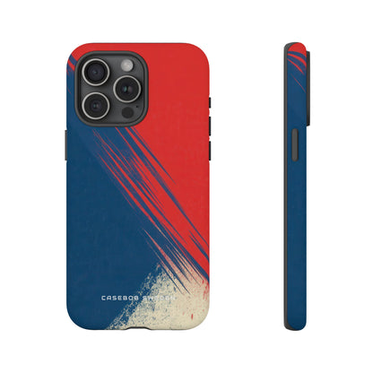 Vintage Brushstroke Harmony iPhone 15 - Tough Phone Case