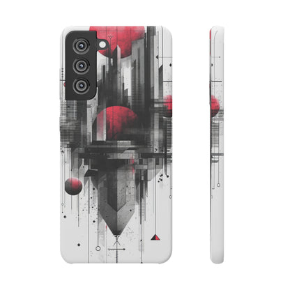 Cyber Gridscape | Slim Phone Case for Samsung