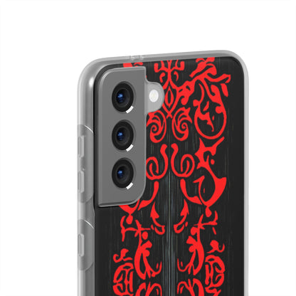 Gothic Crimson Symmetry Samsung S21 - Flexi Phone Case