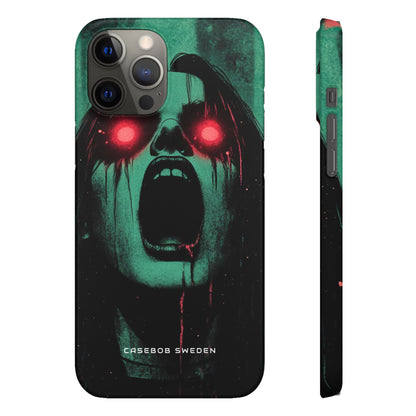 Haunting Glow of Gothic Eyes iPhone 12 - Slim Phone Case