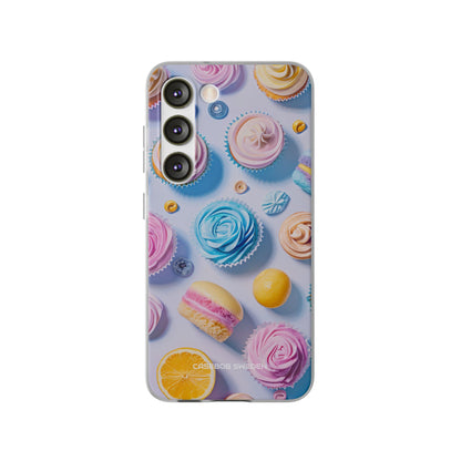 Pastel Whimsy Desserts - Flexi Samsung S23 Phone Case