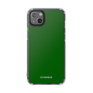 Dark Green | Phone Case for iPhone (Clear Impact Case - Magnetic)