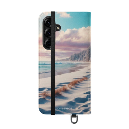 Snowy Footprints - Samsung S25+ Case - Wallet