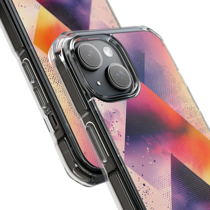 Vivid Triangles Ascend iPhone Case - Impact
