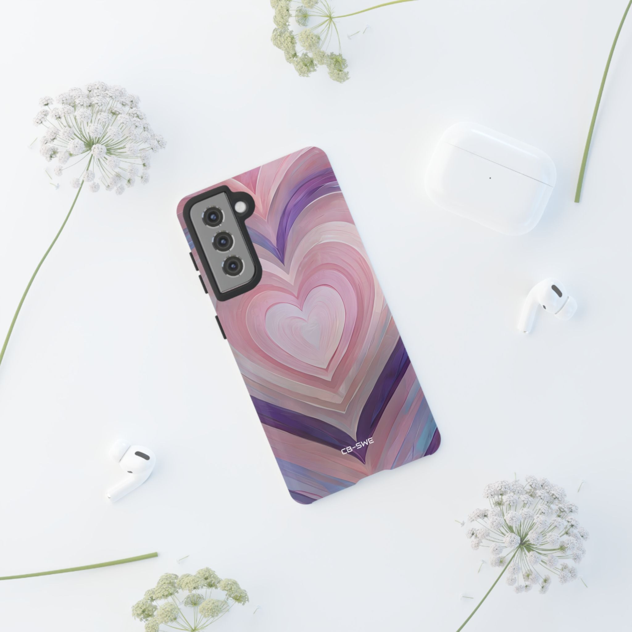 Impressionistic Heart Layers - Samsung Case
