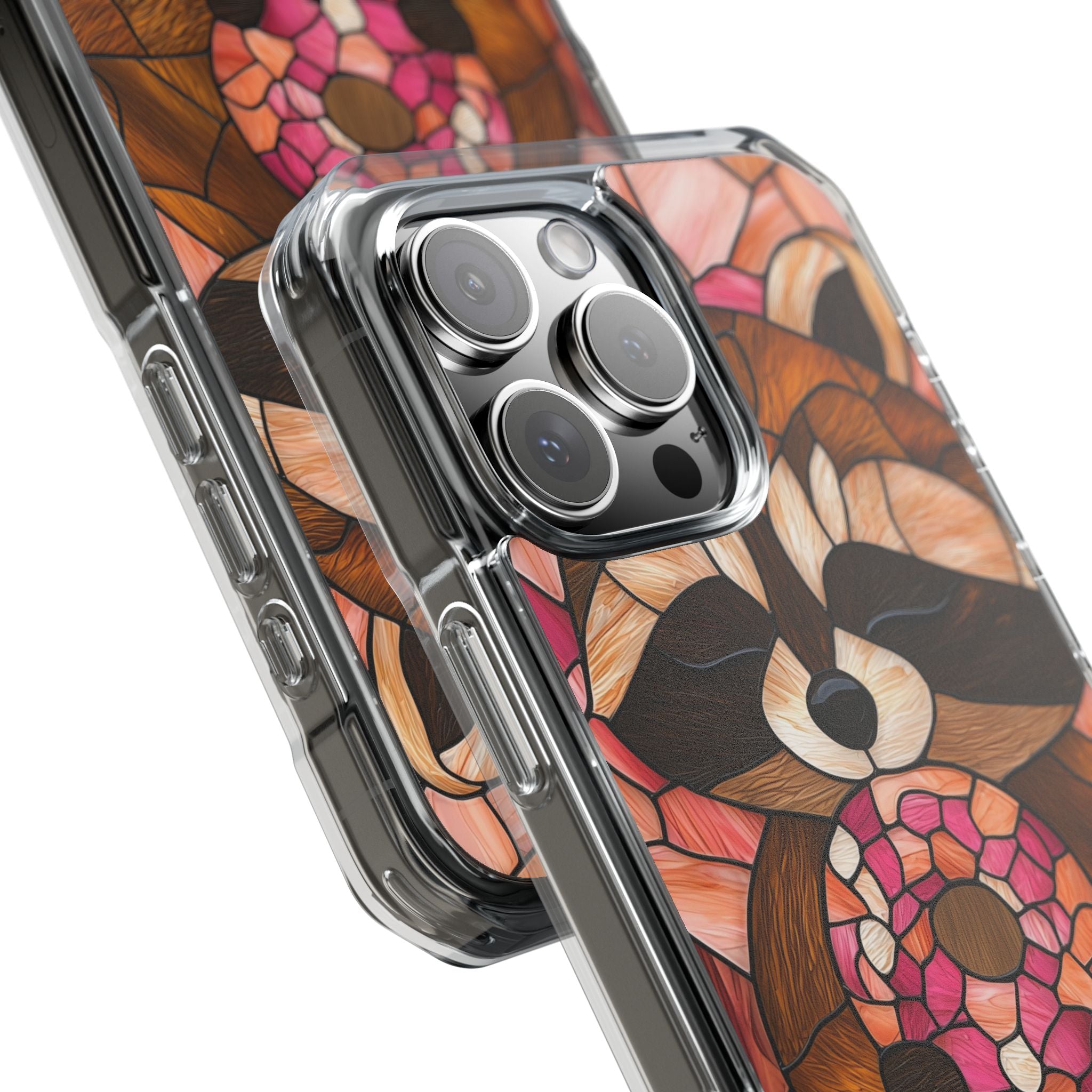 Raccoon Holds Donut iPhone Case - Impact