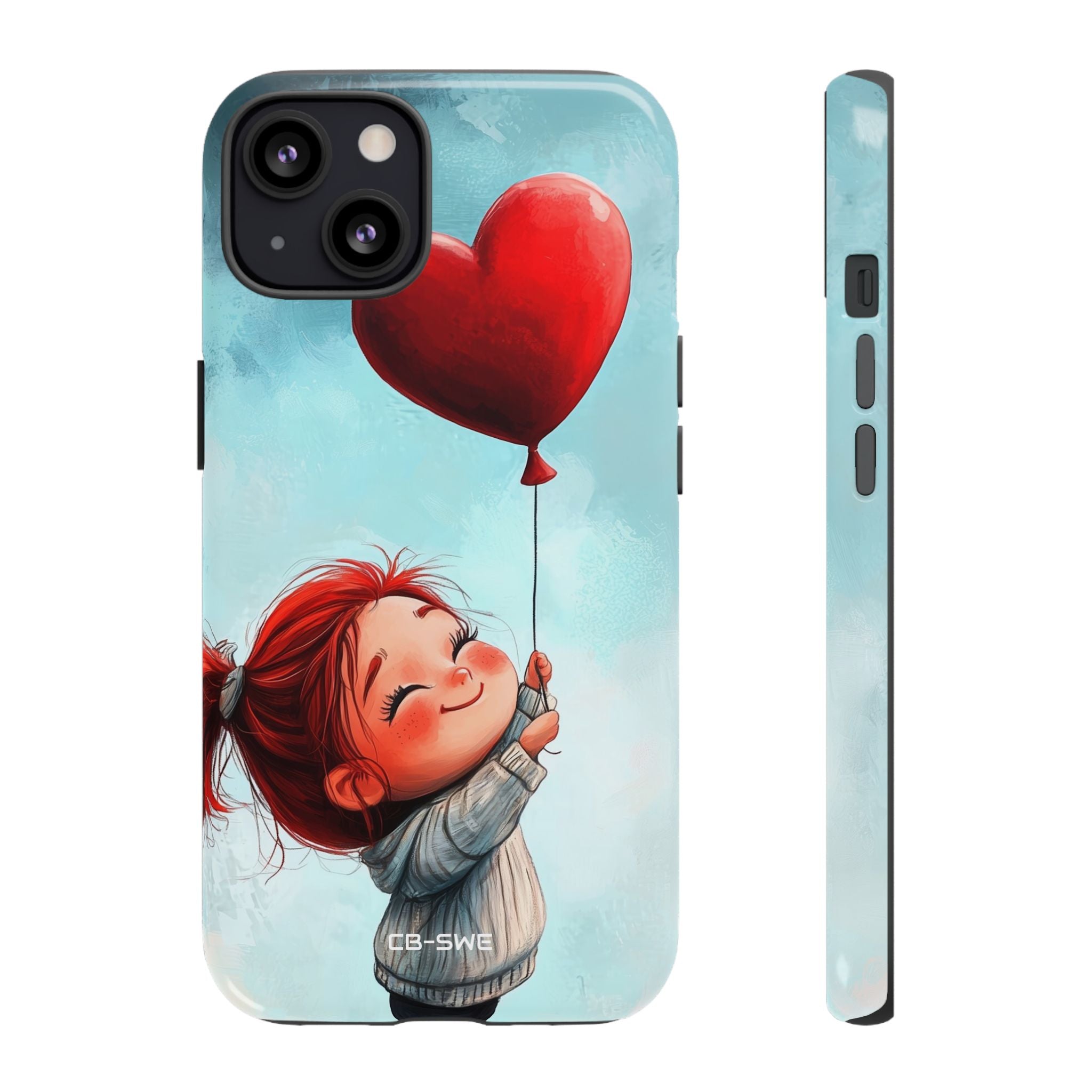 Joyful Girl Flies - iPhone Case