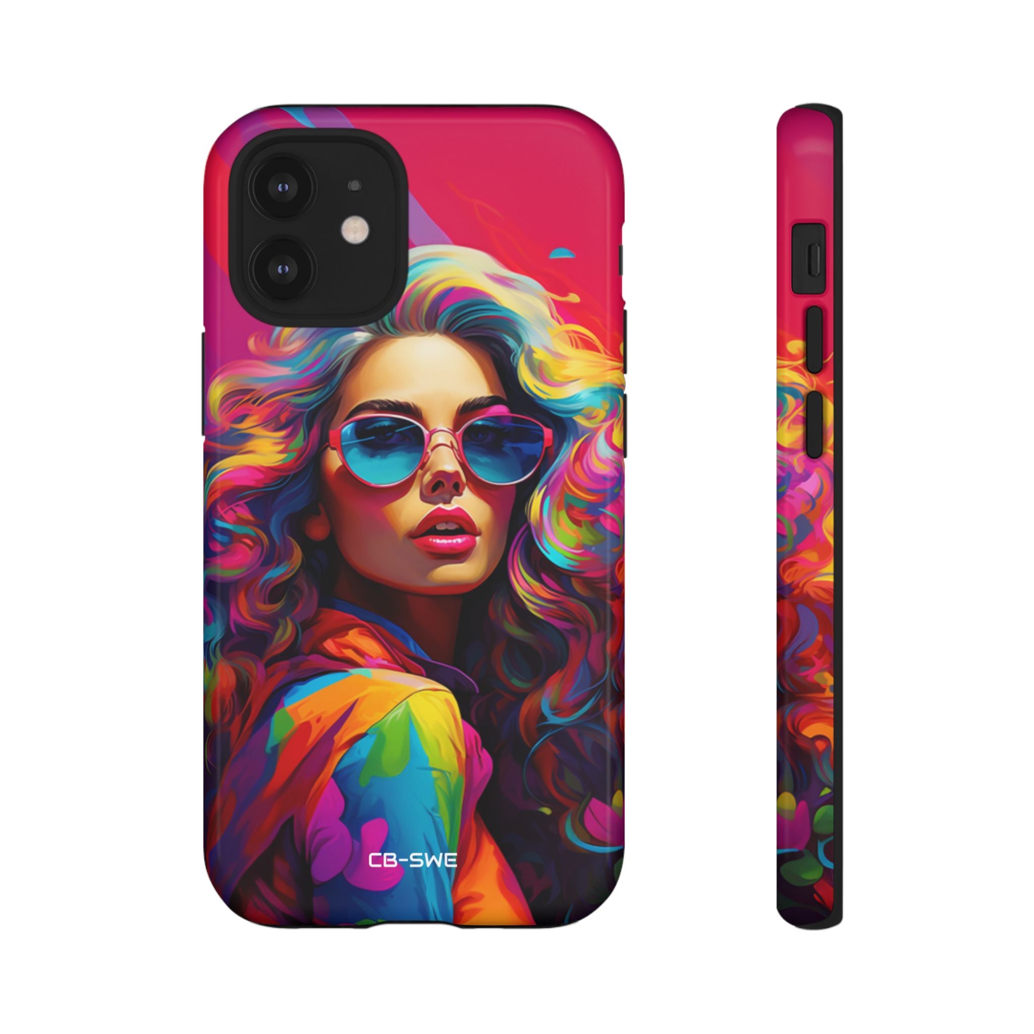 Surreal Color Fusion - iPhone Case