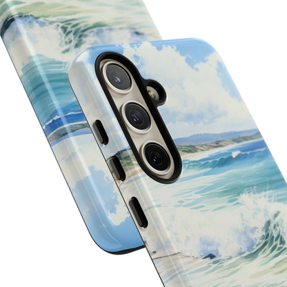 Serene Coastal Watercolors - Samsung Case