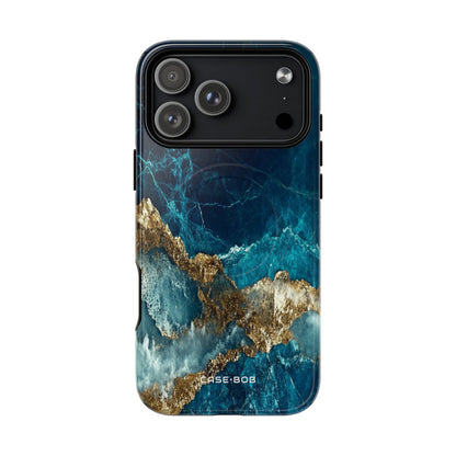 Jagged Gold Split iPhone 17 Pro Max Case - Tough+