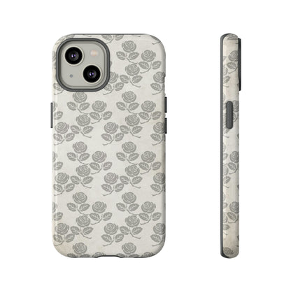 Roseniara Gothic Flower - Protective Phone Case