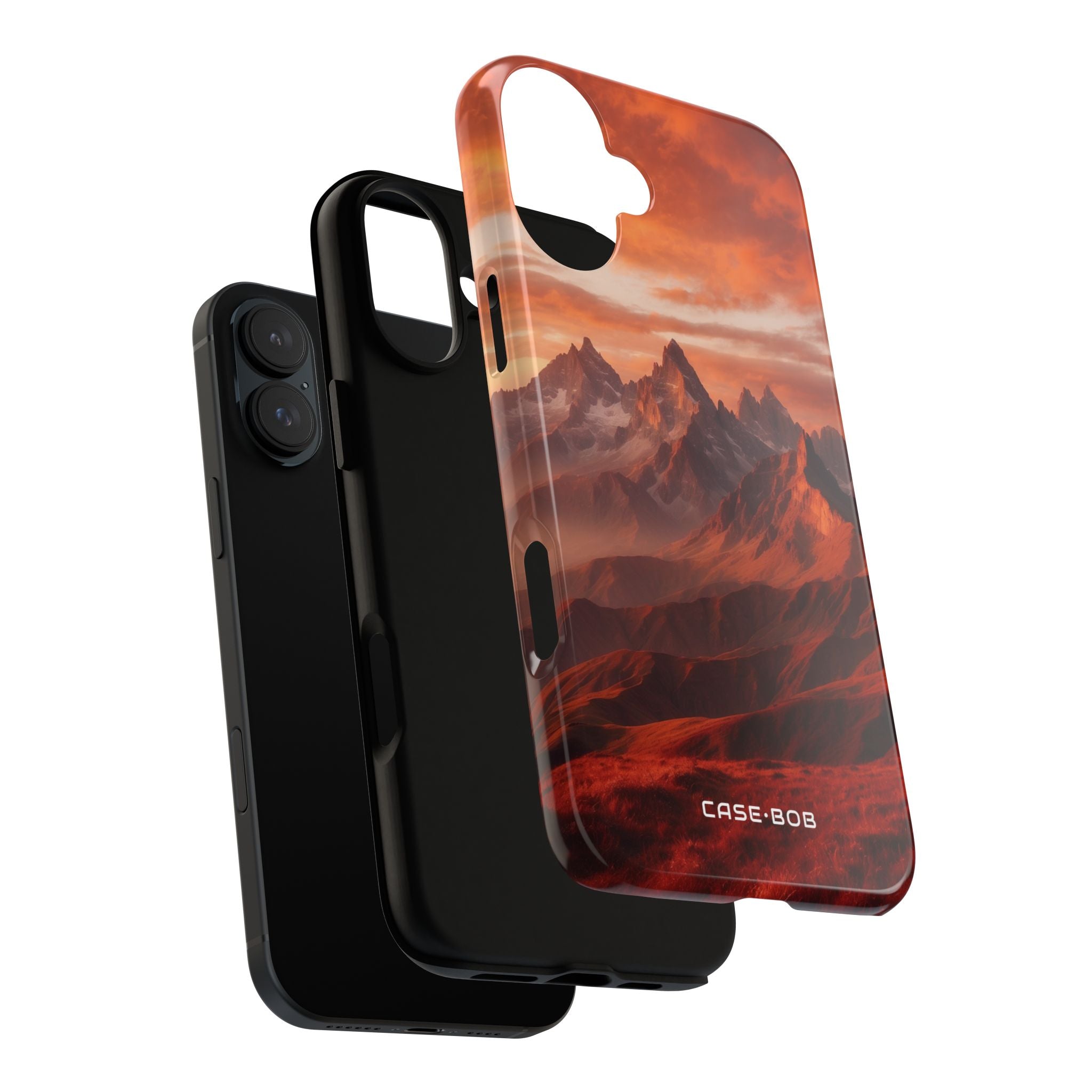 Fiery Peaks iPhone 16 Plus Case - Tough
