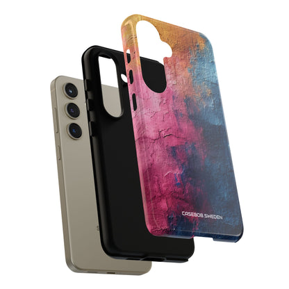 Blue Pink Abstract - Tough Samsung S24 Phone Case