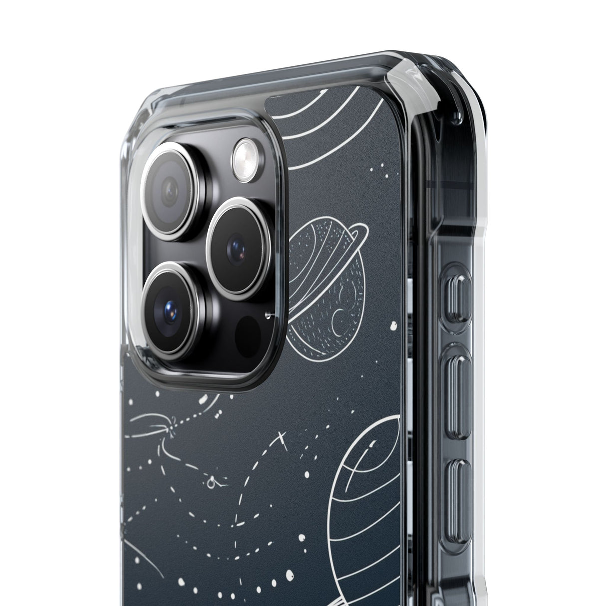 Cosmic Wanderer – Handyhülle für iPhone (Clear Impact – Magnetisch)