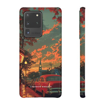 Mid-Century Nostalgia Streetscape Samsung S20 - Slim Phone Case