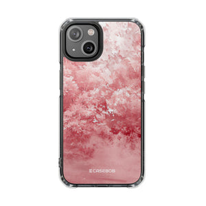 Pantone Rose Design | Handyhülle für iPhone (Clear Impact Case – magnetisch) 