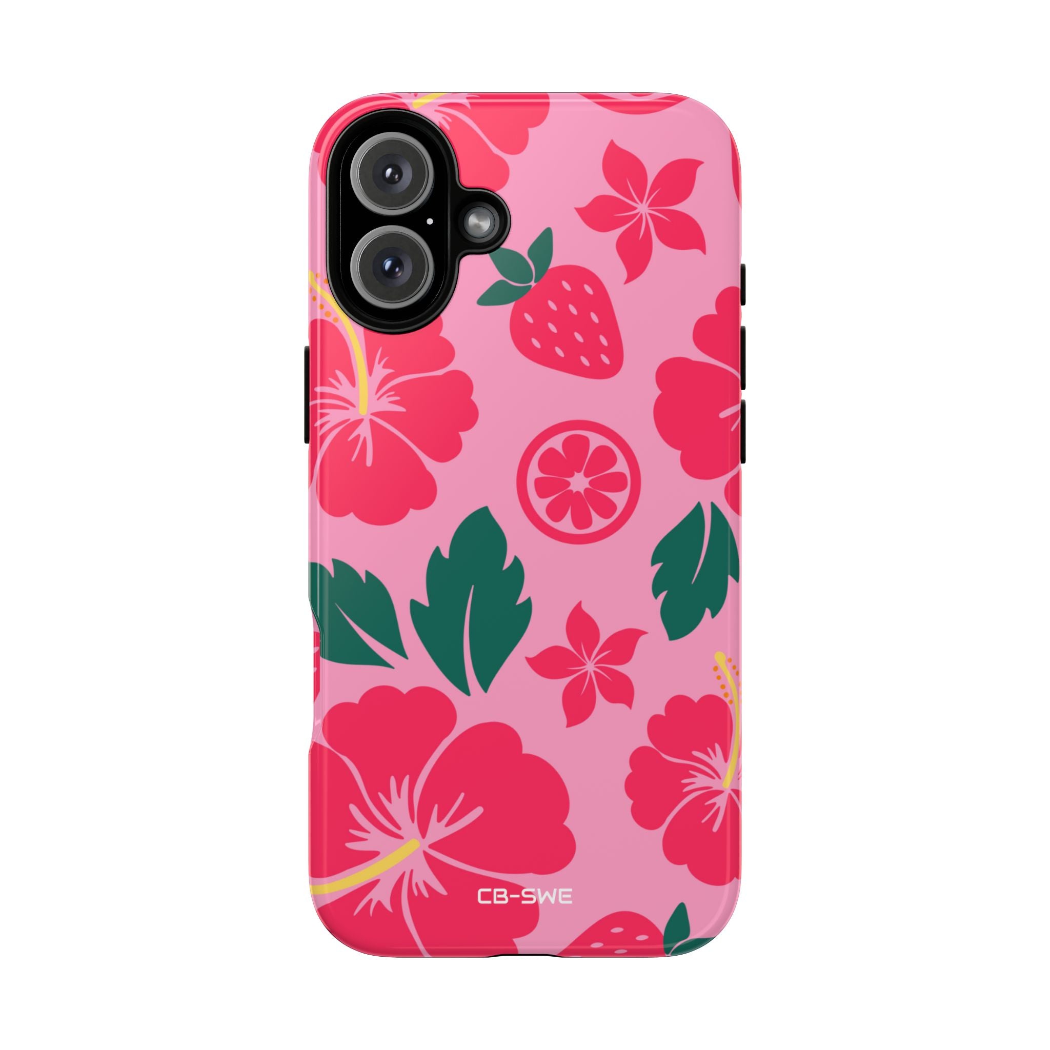 Tropical Hibiscus Harmony - iPhone Case
