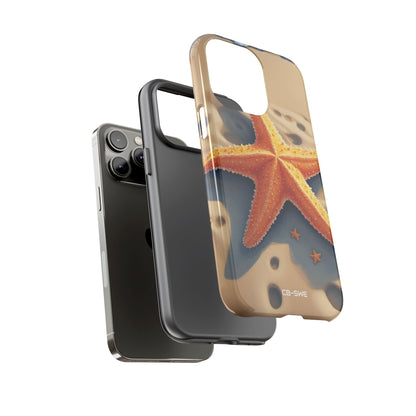 Starfish Rests On Sand - iPhone Case