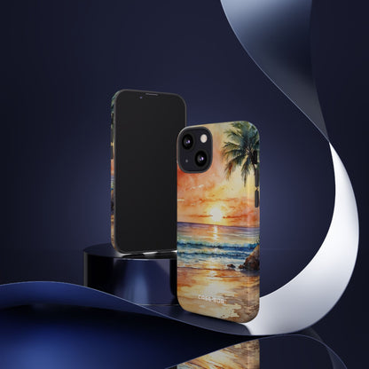 Sunset Palm iPhone 13 Mini Case - Tough
