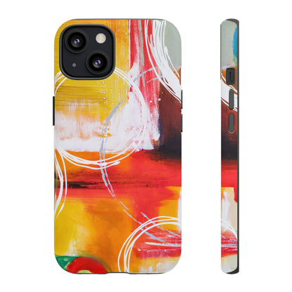 Abstract Yellow - Protective Phone Case