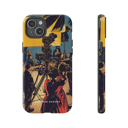 Golden Era Cinematic Spotlight iPhone 15 - Tough Phone Case