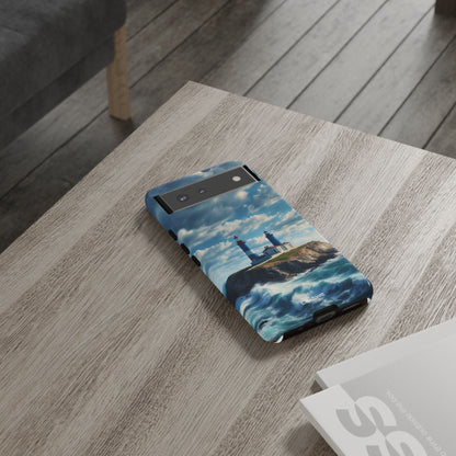 Lighthouse Guards Waves - Google Pixel Case