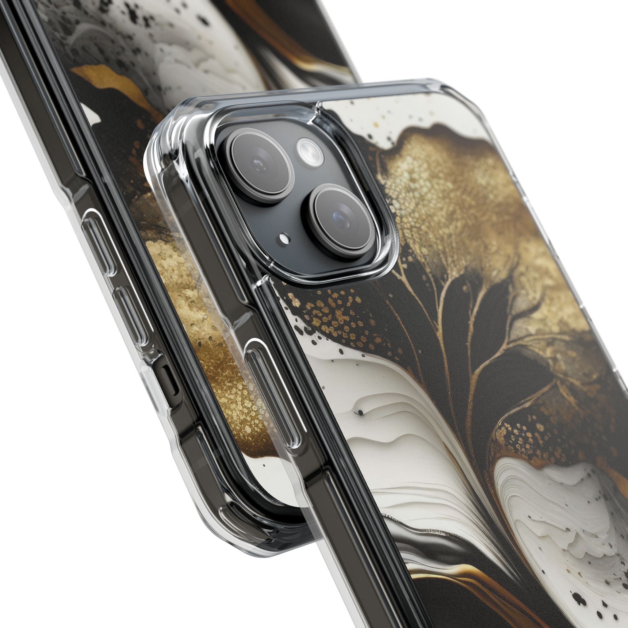 Gold Swirl Elegance iPhone Case - Impact