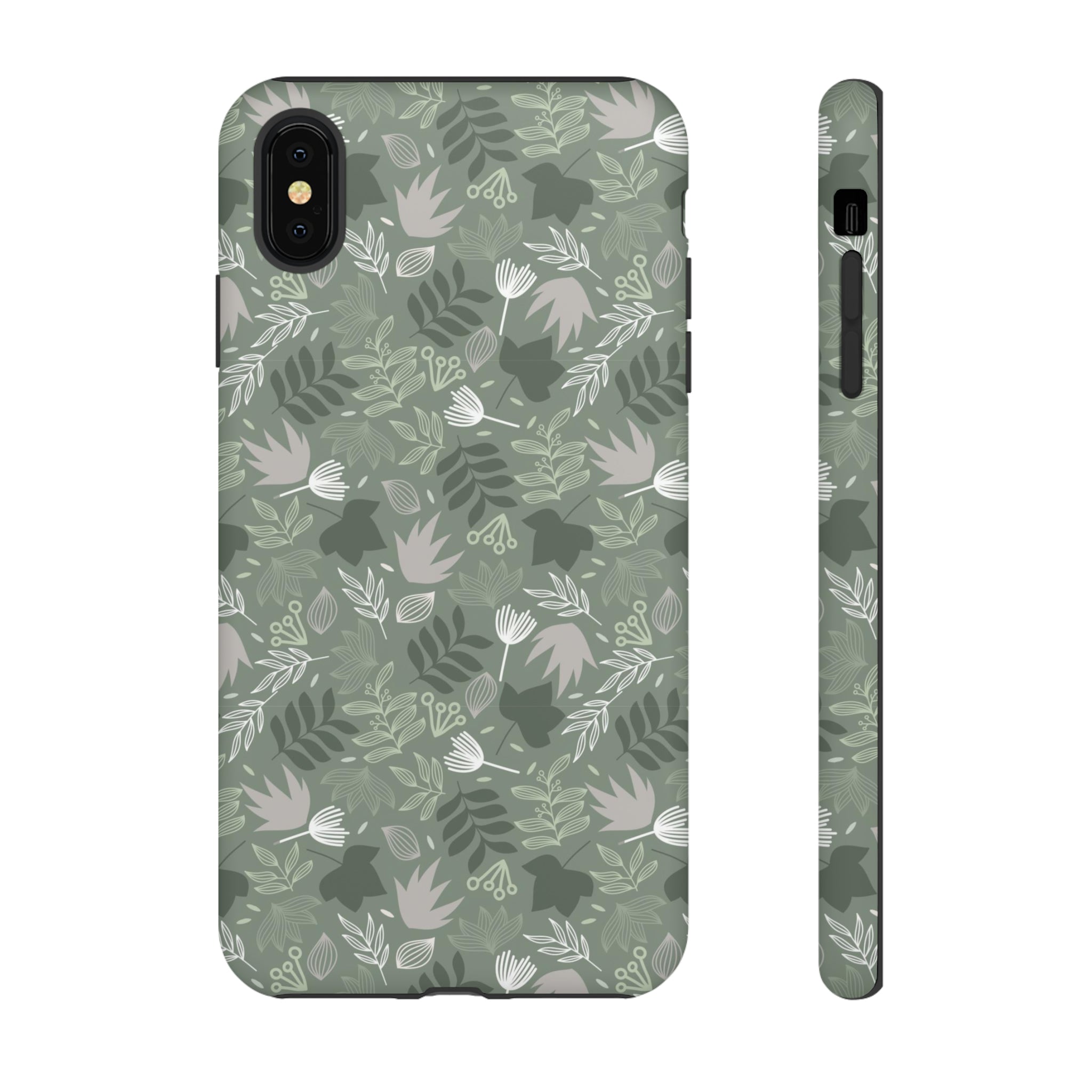 Jungle Green Leaf - Protective Phone Case