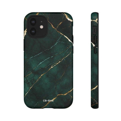 Emerald Veins Flow - iPhone Case