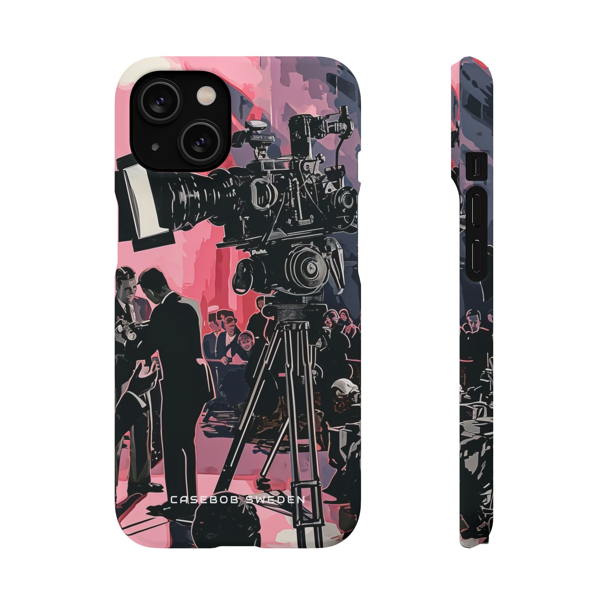 Retro Cinematic Spotlight iPhone 14 - Slim Phone Case