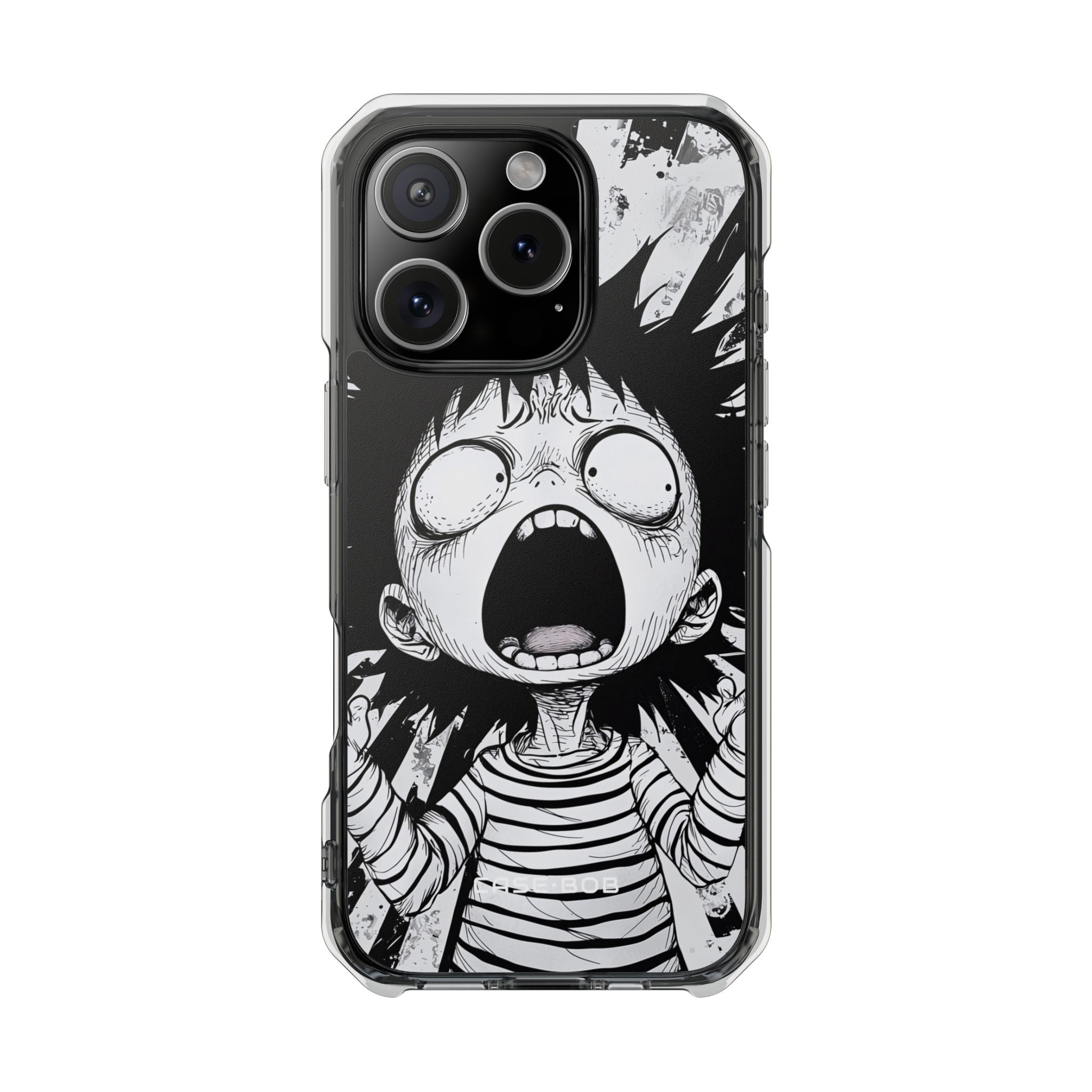 Screaming Stripes iPhone 16 Pro Case - Impact