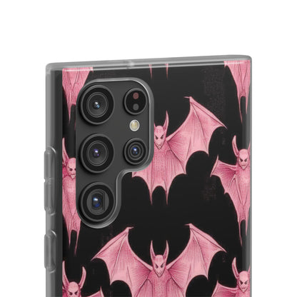 Pink Batwave Samsung S22 Ultra Case - Soft