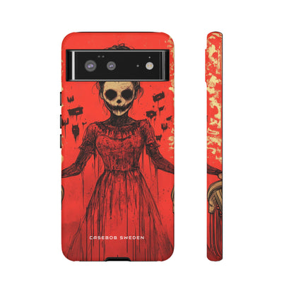 Haunting Scarlet Descent Google Pixel 6 - Tough Phone Case