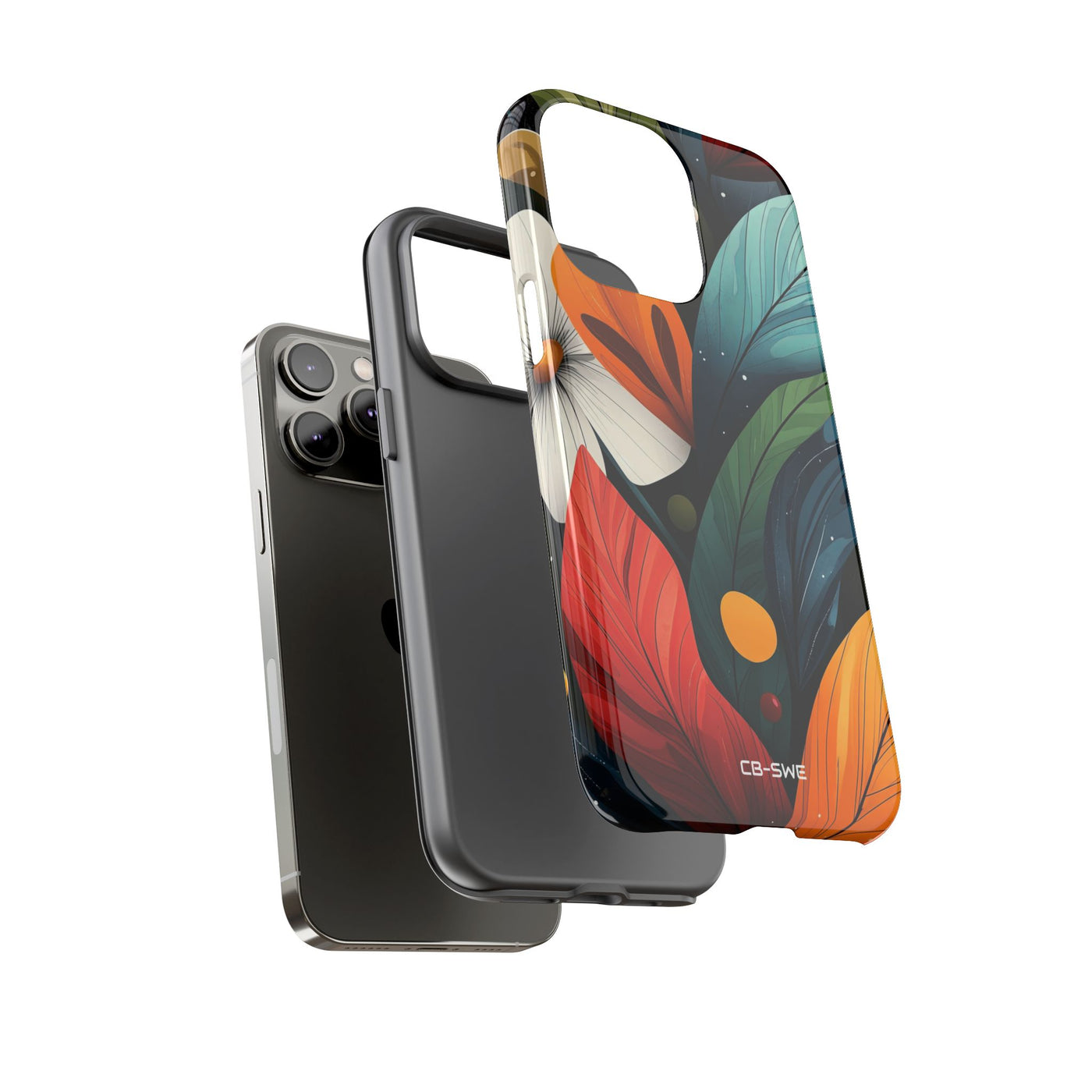 Vibrant Floral Symphony - iPhone Case