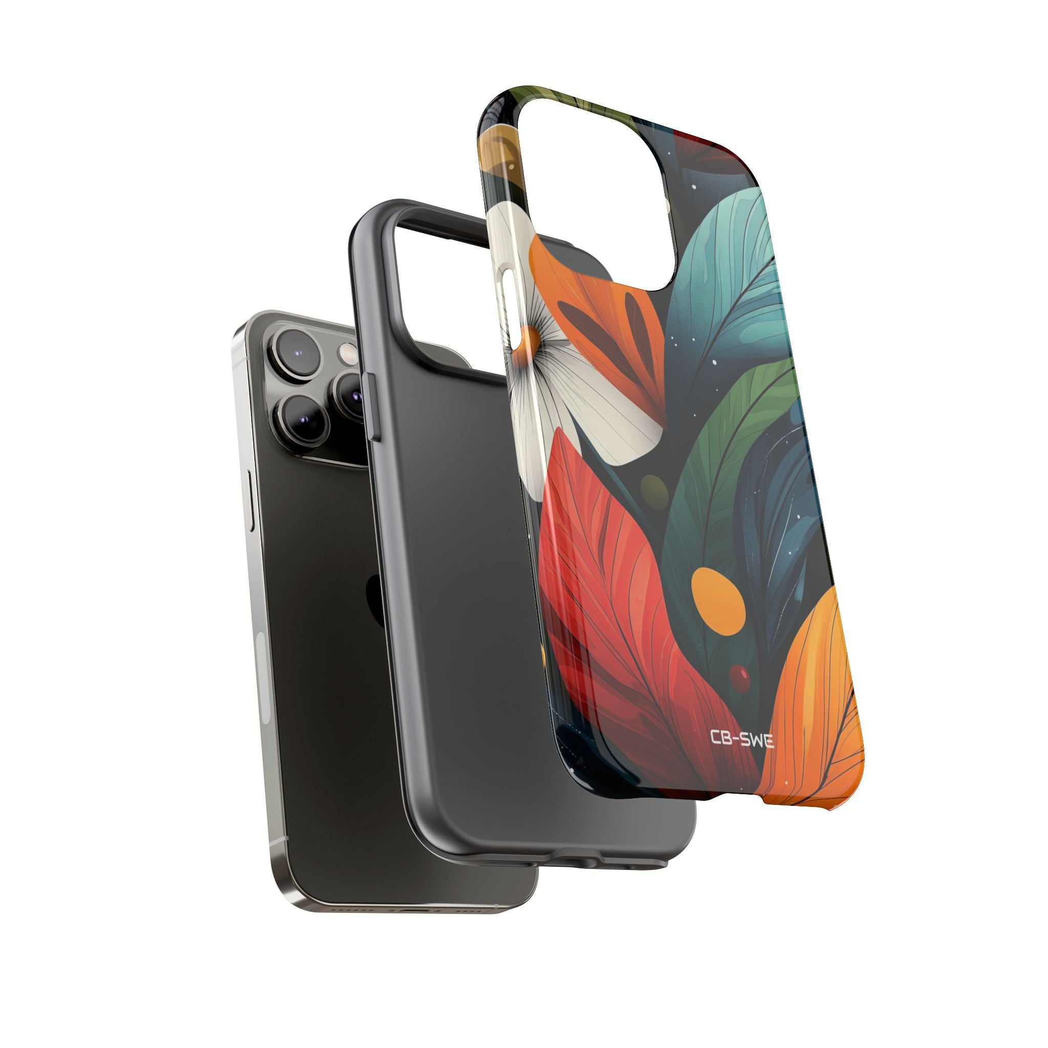 Vibrant Floral Symphony - iPhone Case