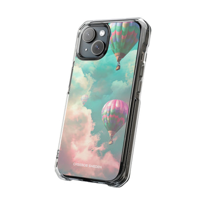 Pastel Balloon Adventure - Clear Impact iPhone 15 Phone Case